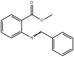 methyl 2-[(phenylmethylene)amino]benzoate  Struktur