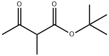 TERT-BUTYL 2-METHYL-3-OXOBUTANOATE Struktur