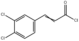 3-(3,4-DICHLOROPHENYL)-2-PROPENOYLHLORIDE Struktur