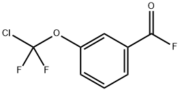 3-(CHLORO-DIFLUORO-METHOXY)-BENZOYL FLUORIDE Struktur