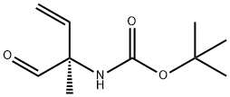 Carbamic acid, [(1R)-1-formyl-1-methyl-2-propenyl]-, 1,1-dimethylethyl ester Struktur