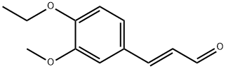 2-Propenal,3-(4-ethoxy-3-methoxyphenyl)-,(2E)-(9CI) Struktur