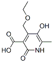 3-Pyridinecarboxylic  acid,  4-(ethoxymethyl)-1,2-dihydro-5-hydroxy-6-methyl-2-oxo- Struktur