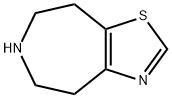 5,6,7,8-TETRAHYDRO-4H-THIAZOLO[4,5-D]AZEPINE Struktur