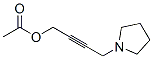 4-(1-Pyrrolidinyl)-2-butyn-1-ol acetate Struktur