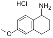 6-METHOXY-1,2,3,4-TETRAHYDRO-NAPHTHALEN-1-YLAMINE HYDROCHLORIDE Struktur