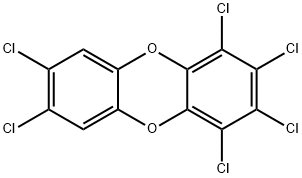 1,2,3,4,7,8-HEXACHLORODIBENZO-P-DIOXIN Struktur