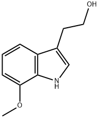 1H-INDOLE-3-ETHANOL,7-METHOXY- Struktur