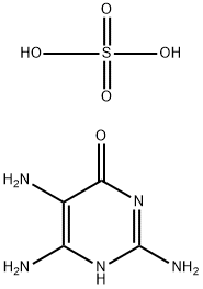 6-HYDROXY-2,4,5-TRIAMINOPYRIMIDINE SULFATE Struktur