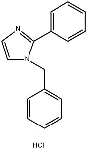 1-Benzyl-2-phenylimidazole hydrochloride Struktur