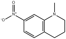 1-Methyl-7-nitro-1,2,3,4-tetrahydroquinoline Struktur