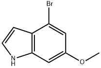 4-BROMO-6-METHOXYINDOLE Struktur