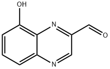 2-Quinoxalinecarboxaldehyde,  8-hydroxy- Struktur