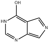 1H-Pyrrolo[3,4-d]pyrimidin-4-ol (9CI) Struktur