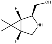 (1R,2S,5S)-6,6-Dimethyl-3-azabicyclo[3.1.0]hexane-2-methanol Struktur