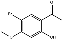 1-(5-BROMO-2-HYDROXY-4-METHOXYPHENYL)-ETHANONE Struktur