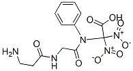 dinitrophenyl-beta-alanyl-glycyl-glycine Struktur