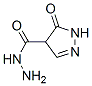 1H-Pyrazole-4-carboxylic acid, 4,5-dihydro-5-oxo-, hydrazide (9CI) Struktur