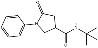 (N-tert-Butyl)-(phenyl-1-pyrrolidone-2-carboxamide-4) Struktur