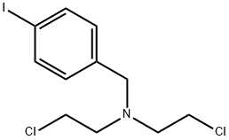 N,N-Bis(2-chloroethyl)-p-iodobenzylamine Struktur