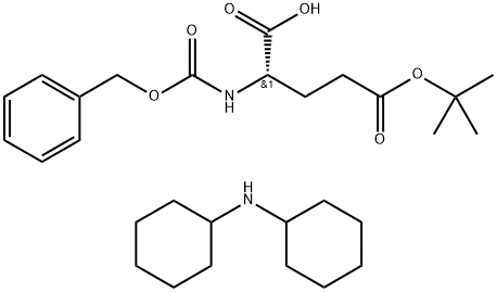 Z-GLU(OTBU)-OH DCHA Struktur