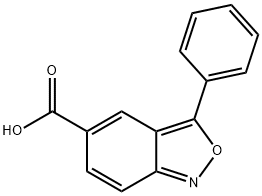 3-PHENYL-2,1-BENZISOXAZOLE-5-CARBOXYLIC ACID Struktur