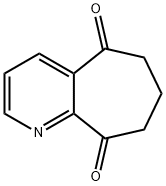 7,8-dihydro-5H-cyclohepta[b]pyridine-5,9(6H)-dione Struktur