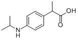 Propionic acid, 2-(4-(isopropylamino)phenyl)- Struktur