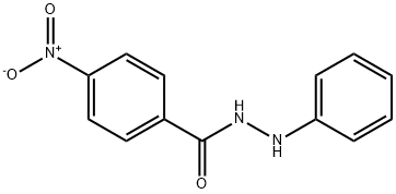 p-Nitrobenzoic acid 2-phenylhydrazide Struktur