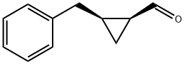 Cyclopropanecarboxaldehyde, 2-(phenylmethyl)-, (1S,2S)- (9CI) Struktur