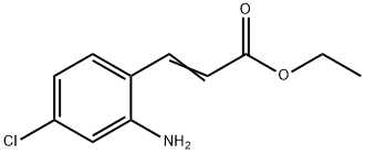 3-(4-CHLORO-2-AMINOPHENYL)ACRYLIC ACID ETHYL ESTER Struktur