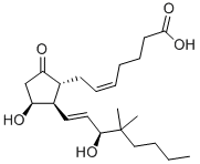 16,16-DIMETHYL PROSTAGLANDIN E2, 39746-25-3, 結(jié)構(gòu)式