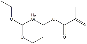 (METHACRYLOXYMETHYL)METHYLDIETHOXYSILANE Struktur