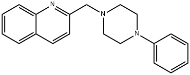 2-((4-Phenylpiperazine-1-yl)methyl)quinoline Struktur