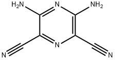 2,6-Pyrazinedicarbonitrile,  3,5-diamino- Struktur