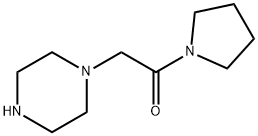 1-(2-哌嗪-1-基乙酰)吡咯烷, 39890-45-4, 結(jié)構(gòu)式