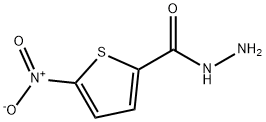 5-nitro-2-thenoylhydrazide Struktur