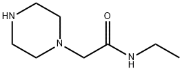 1-Piperazineacetamide,N-ethyl-(9CI) Struktur