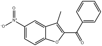 (3-methyl-5-nitro-1-benzofuran-2-yl)(phenyl)methanone Struktur