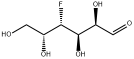 4-FLUORO-4-DEOXY-D-GALACTOPYRANOSE Struktur