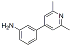 3-(2,6-dimethyl-4-pyridyl)aniline Struktur