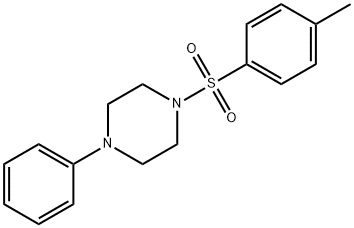 4-phenyl-1-(p-tolylsulphonyl)piperazine  Struktur