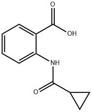 2-[(cyclopropylcarbonyl)amino]benzoic acid Struktur