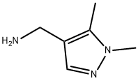 1,5-DIMETHYL-(1H)-PYRAZOLE-4-METHANAMINE, 400756-31-2, 結(jié)構(gòu)式