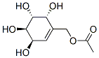 5-Cyclohexene-1,2,3,4-tetrol, 5-[(acetyloxy)methyl]-, (1R,2R,3R,4R)- (9CI) Struktur