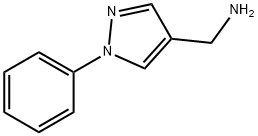 (1-Phenyl-1H-pyrazol-4-yl)methanamine Struktur