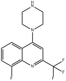 1-[8-FLUORO-2-(TRIFLUOROMETHYL)QUINOL-4-YL] PIPERAZINE, 97% MIN. price.