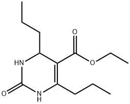 5-Pyrimidinecarboxylicacid,1,2,3,4-tetrahydro-2-oxo-4,6-dipropyl-,ethylester(9CI) Struktur