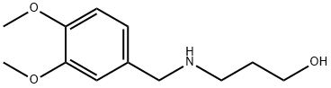 3-(3,4-DIMETHOXY-BENZYLAMINO)-PROPAN-1-OL Struktur