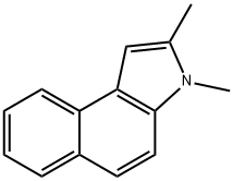 2,3-Dimethyl-1H-benz[e]indole Struktur